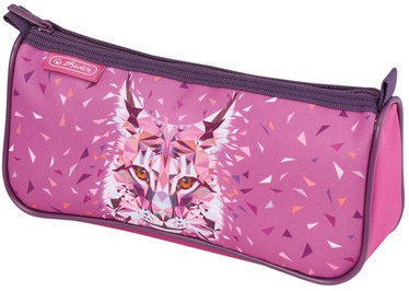 Пенал Herlitz Wild Animals, розовый