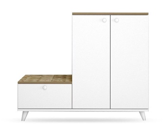 Kingariiul Kalune Design Tasarym L1312, 40 cm x 120 cm x 120 cm, valge (defekti/puudusega kaup)