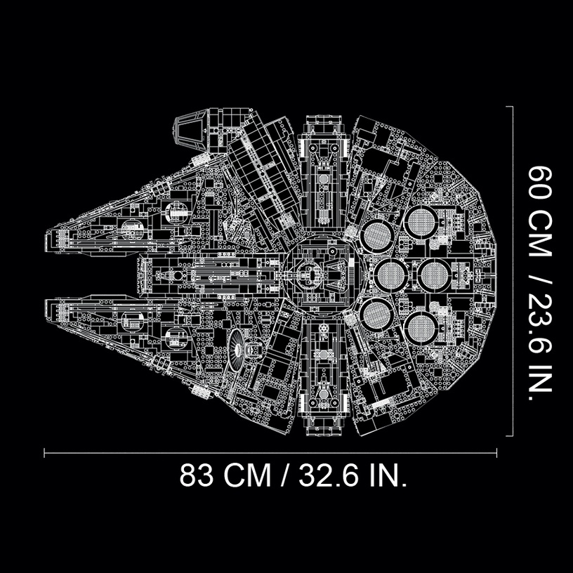 Konstruktor LEGO Star Wars Millennium Falcon™ 75192, 7541 tk