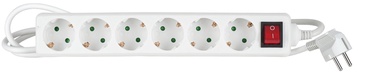 Pikendusjuhe Airam, 6 kohad, 3 m