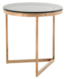 Kafijas galdiņš Kayoom Wynona 125, zelta/rozā/pelēka, 40 cm x 40 cm x 42 cm