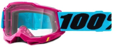 Motociklininkų akiniai 100% Accuri 2 Lefleur, žydra/purpurinė (magenta)