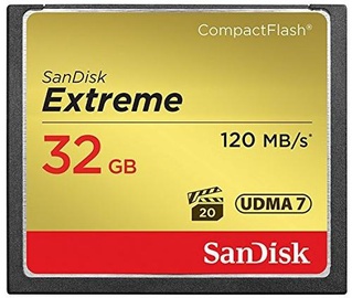 Mälukaart SanDisk Extreme, 32 GB, 120 Mb/s - 85 Mb/s
