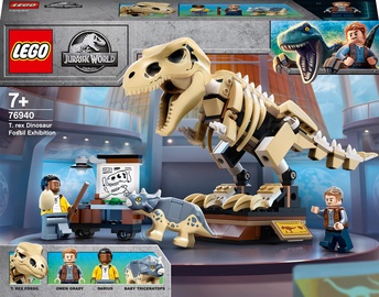 Konstruktors LEGO Jurassic World Tiranozaura fosilijas eksponāts 76940, 198 gab.