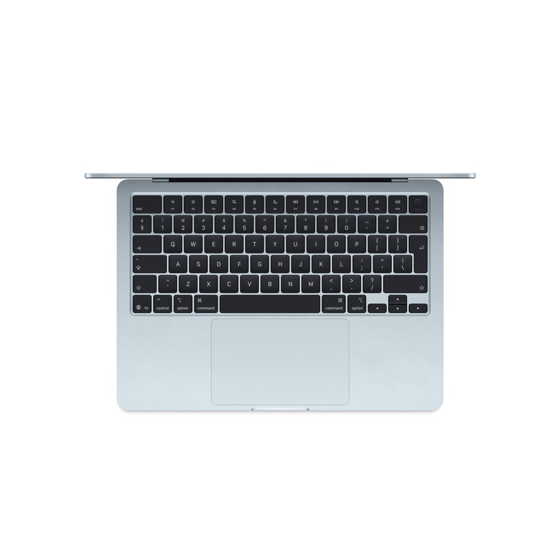Sülearvuti Apple MacBook Air 13, M4, 16 GB, 256 GB, 13.6 ", 8-Core GPU, helesinine, inglise (int)