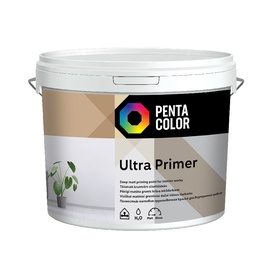 Krāsas gruntēšanai Pentacolor Ultra Primer, balta, 3 l