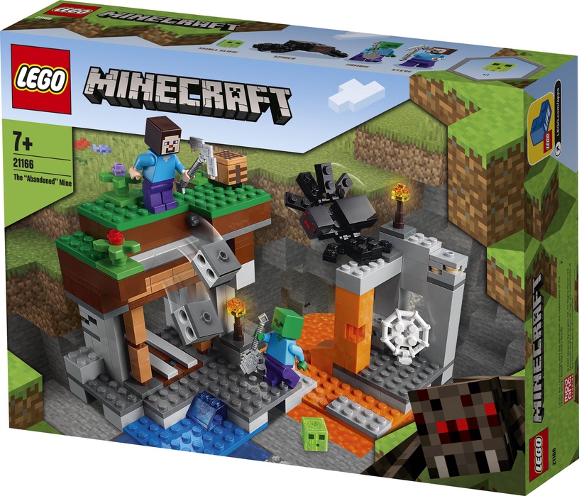 Konstruktors LEGO Minecraft “Pamestās” raktuves 21166, 248 gab.