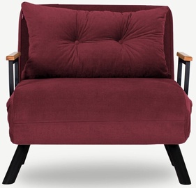 Vienvietīgs dīvāns-gulta Hanah Home Sando 1-Seat, sarkana, 78 x 60 cm x 78 cm