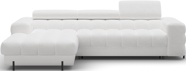 Nurgadiivan Felro Royal 01, valge, vasak, 181 x 285 cm x 93 cm