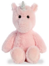 Mīkstā rotaļlieta Aurora Unicorn, rozā, 28 cm