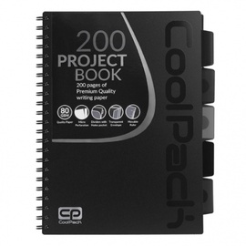 Записная книжка CoolPack Spiral Note Book 94122CP, в клеточку, A5, 200 листов