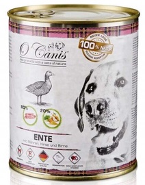 Šlapias šunų maistas O'Canis Premium Duck with Carrot, antiena, 0.8 kg