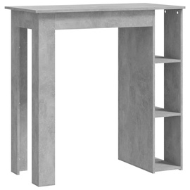 Барный стол VLX 809462, серый, 50 см x 102 см x 103.5 см