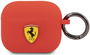 Austiņu maciņš Ferrari Silicone Case, sarkana