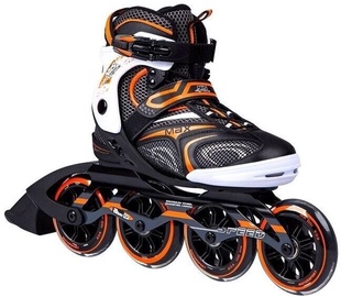 Ролики Nils Extreme NA1060 S, size 42, черный/oранжевый (поврежденная упаковка)