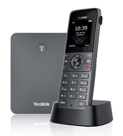 Bezvadu, stacionārie telefoni Yealink W73P DECT Phone System, pelēka (bojāts iepakojums)