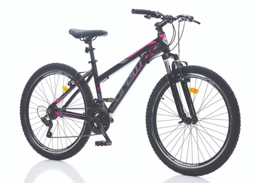 Велосипед горный Corelli Swing 3.0, 26 ″, 16" рама, черный/розовый/серый