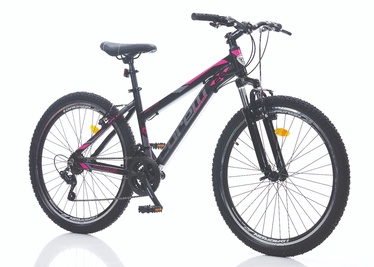 Velosipēds kalnu Corelli Swing 3.0, 26 ", 16" rāmis, melna/rozā/pelēka