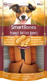 Gardums suņiem SmartBones Medium Peanut Butter, vistas gaļa/zemesriekstu sviests, 0.158 kg, 2 gab.