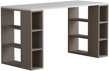 Galds Kalune Design Colmar, balta/gaiši brūna