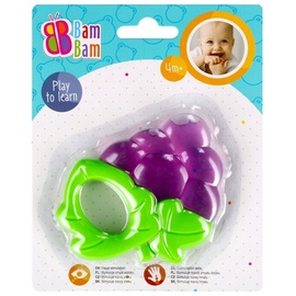 Bērnu košļājamās rotaļlietas BamBam Grapes, zaļa/violeta