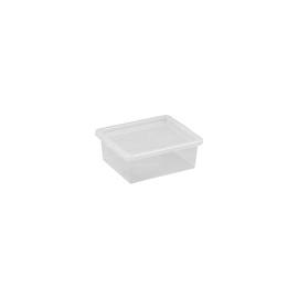 Коробка для вещей Okko Basic Box, 1.7 л, прозрачный, 17 x 20.5 x 7.5 см