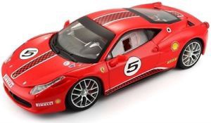 Bērnu rotaļu mašīnīte Bburago Ferrari 458 Challenge 275697, sarkana