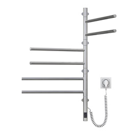 Электрический полотенцесушитель Thermoval TVX AR 80 Nordic IP44 INOX, хромовый, 49 см x 81.2 см, 57 Вт