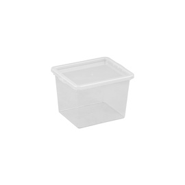 Коробка для вещей Okko Basic Box, 3.5 л, прозрачный, 17 x 20.5 x 14.5 см