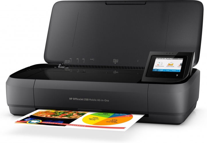Daudzfunkciju printeris HP Officejet 250, tintes, krāsains