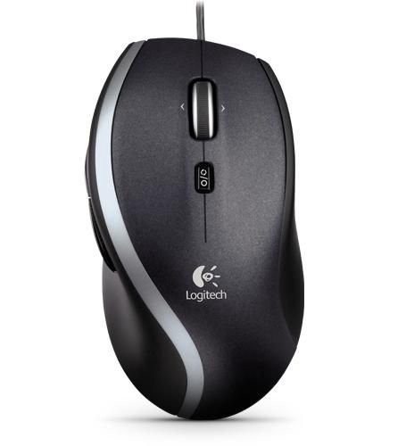 Datorpele Logitech M500, ar vadu pie usb / ps/2, melna