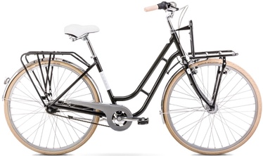 Велосипед городской Romet Luiza Lux, 28 ″, 19" рама, черный