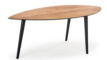 Kafijas galdiņš Halmar Mexico, melna/ozola, 1200 mm x 600 mm x 460 mm
