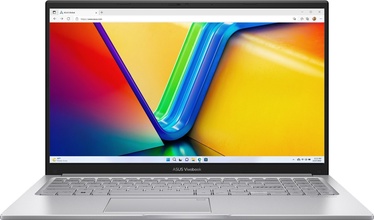 Sülearvuti Asus VivoBook 15 X1504ZA-BQ279W, Intel® Core™ i3-1215U, 8 GB, 512 GB, 15.6 ", Intel UHD Graphics, hõbe