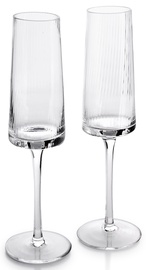 Šampanieša glāžu komplekts AffekDesign Mada Clear, stikls, 0.22 l, 2 gab.