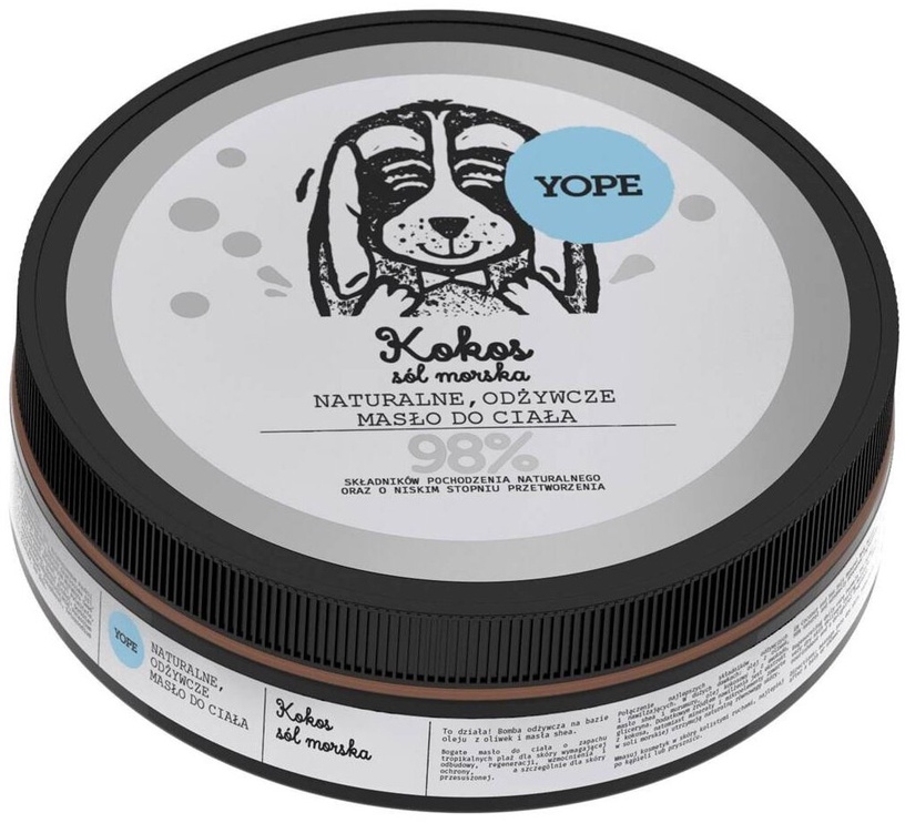 Kehavõi Yope Coconut and Sea Salt, 200 ml
