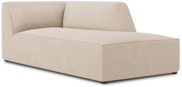 Dīvāns Micadoni Home Ruby Structured Fabric Chaise Longue, bēša, labais, 181 x 93 cm x 69 cm