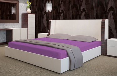 Voodilina PRZF-27, violetne, 140 x 200 cm, 200 cm x 140 cm, kummiga