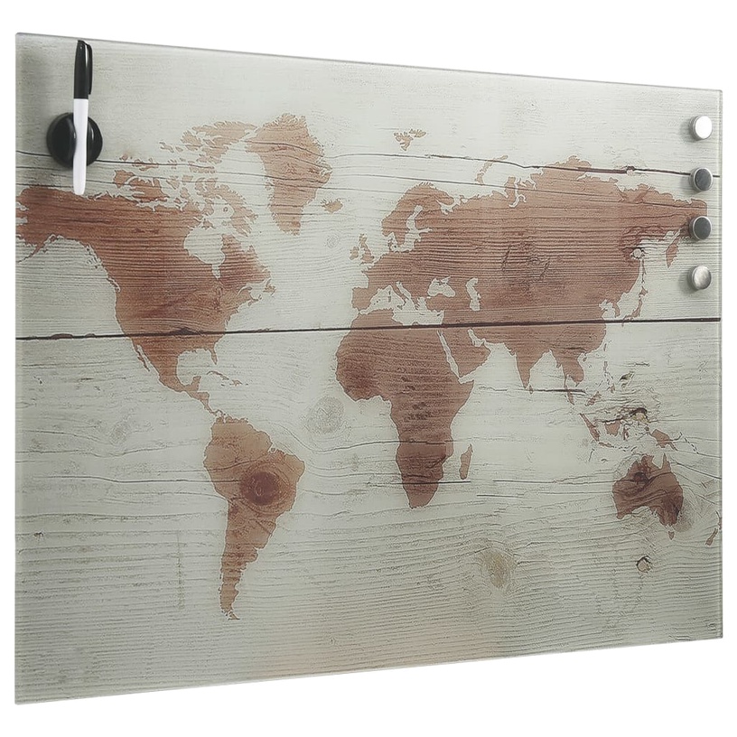 Магнитная стеклянная доска VLX Magnetic Board, 80 см x 60 см