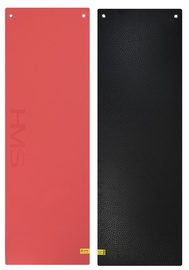 Коврик для фитнеса и йоги HMS MFK03, черный/красный, 180 см x 60 см x 1.5 см