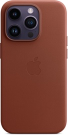 Чехол Apple Leather Case with MagSafe, Apple iPhone 14 Pro, коричневый