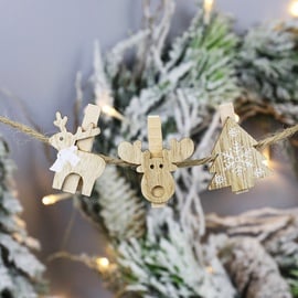 Рождественская декорация приколоть Christmas Touch CLIP-6, песочный