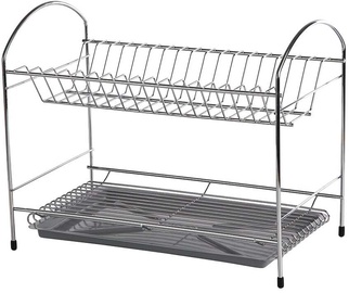 Trauku žāvētājs Ander 204021101, 40 cm x 22 cm x 34 cm, tērauds, sudraba