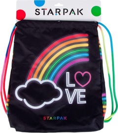 Спортивная сумка Starpak Rainbow, черный/многоцветный