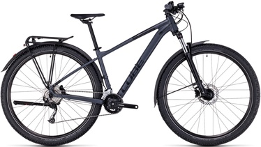 Велосипед гибридный Cube Aim SLX Allroad, 29 ″, 24" (60.19 cm) рама, черный/серый