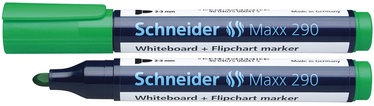 Valge tahvli marker Schneider Maxx 290 65S129004, 1 - 3 mm, roheline
