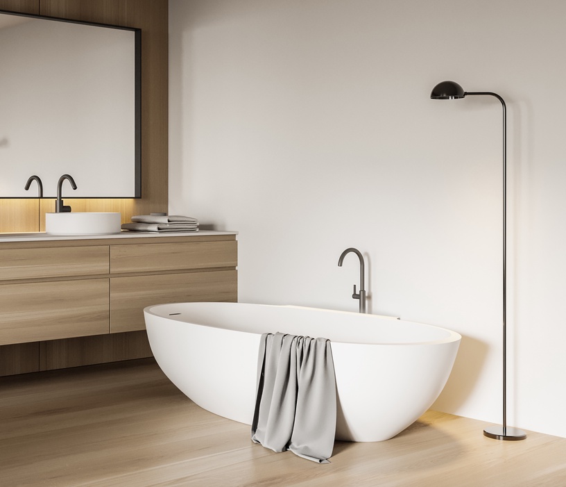 Vann Masterjero Novito Apollo 1618, 1650 mm x 800 mm x 580 mm, ovaalne