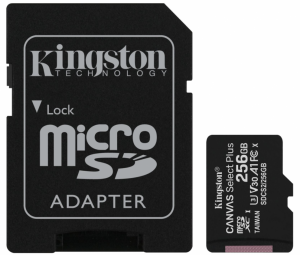 Mälukaart Kingston Canvas Select Plus SDCS2/128GB, 256 GB, 100 Mb/s - 85 Mb/s