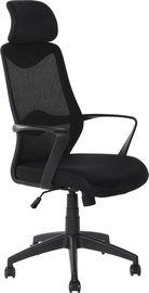 Krēsls OTE Ralf OTE-FOT-RALF-CZARNY, 58 x 60 x 122 - 130 cm, melna
