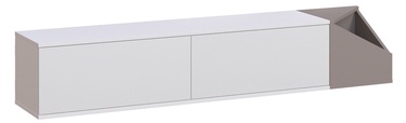 TV-laud Kalune Design Aulos, pruun/valge, 35.6 cm x 190 cm x 35 cm